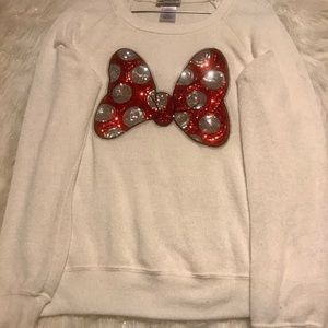 ❤️Cute Minnie Sweater with Sequence Bow❤️